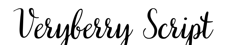 Veryberry Script Font Download Free